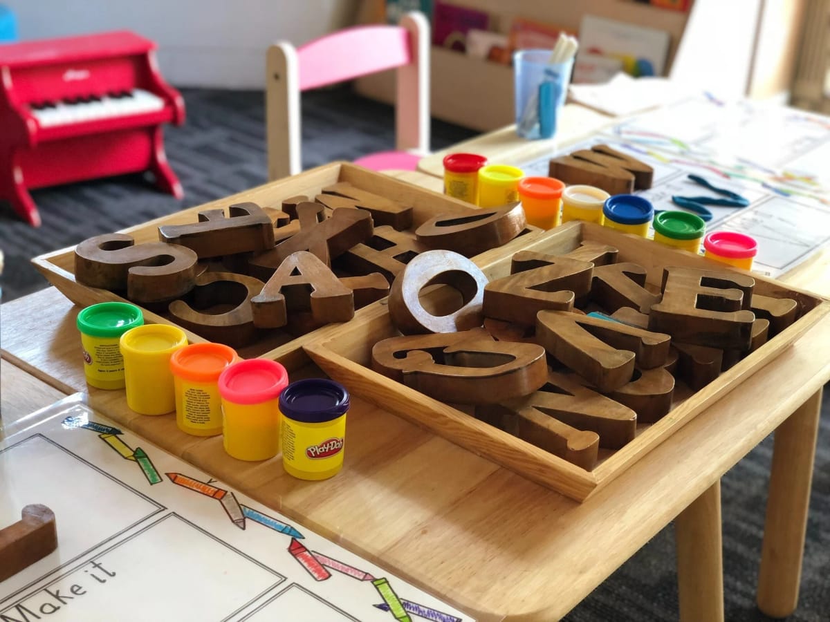 Arts and crafts activity support during respite care session